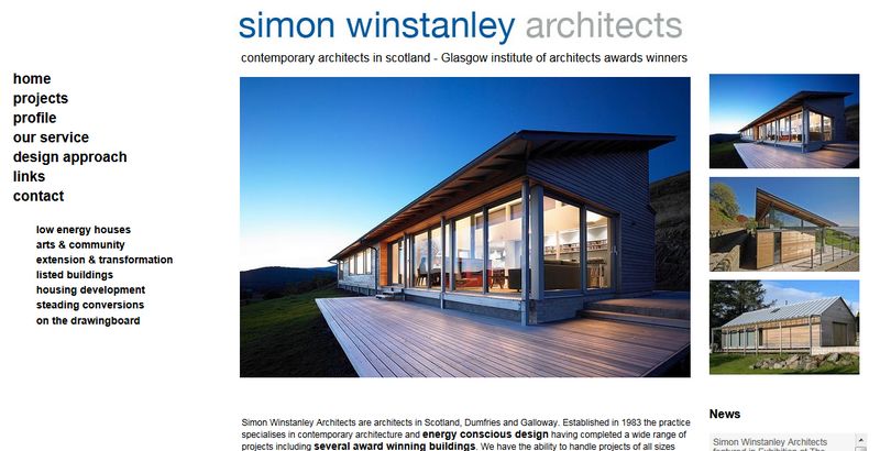 architect design website